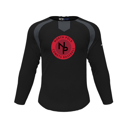 [CUS-DFW-PULL-FLC-CNK-LSL-BLK-YS-LOGO2] Pullover (Youth S, Black, Logo 2)