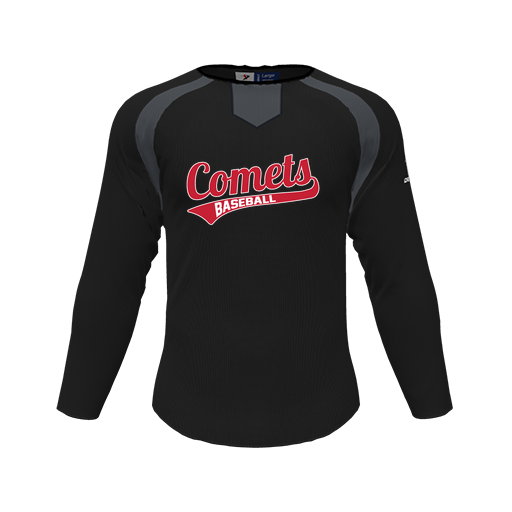 [CUS-DFW-PULL-FLC-CNK-LSL-BLK-YS-LOGO3] Pullover (Youth S, Black, Logo 3)