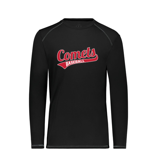 [6845.080.S-LOGO3] Men's SoftTouch Long Sleeve (Adult S, Black, Logo 3)
