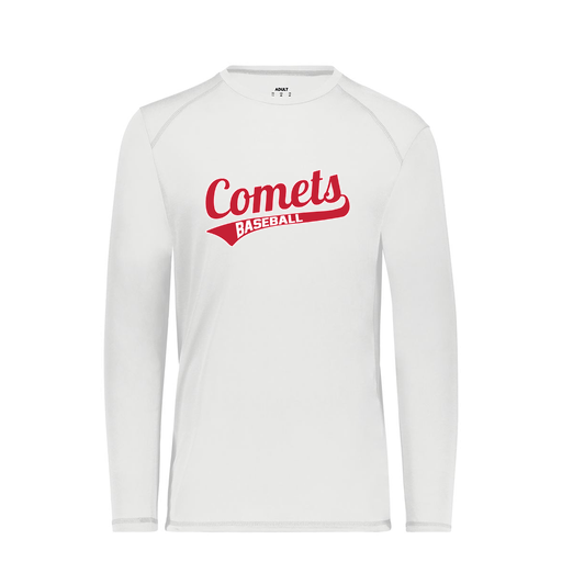 [6845.005.S-LOGO3] Men's SoftTouch Long Sleeve (Adult S, White, Logo 3)