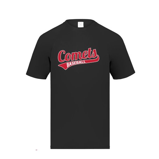 [2791.080.S-LOGO3] Youth Smooth Sport T-Shirt (Youth S, Black, Logo 3)