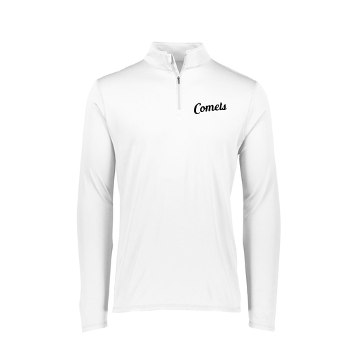 [FTLQFLWH-FAXS-LOGO1] Ladies Flex-Lite 1/4 Zip Shirt (Female Adult XS, White, Logo 1)