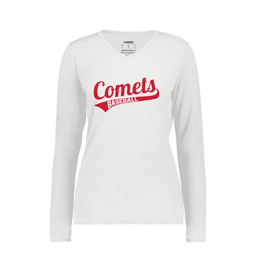 [6847.005.XS-LOGO3] Women's SoftTouch Long Sleeve (Female Adult XS, White, Logo 3)