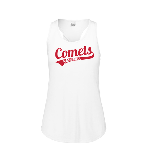 [FT0TUBWH-FAS-LOGO3] Ladies Tri Blend Tank Top (Female Adult S, White, Logo 3)
