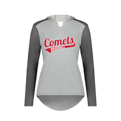 [6902.30V.XS-LOGO3] Ladies Vintage Hoodie (Female Adult XS, Gray, Logo 3)