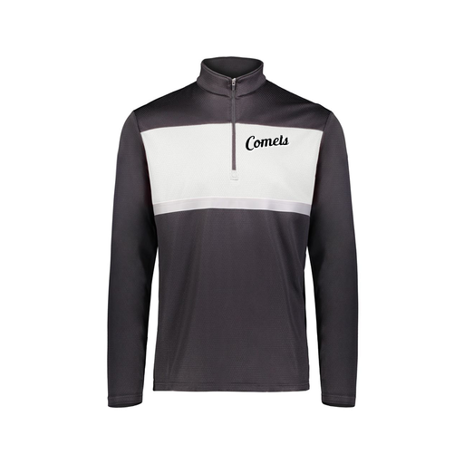 [222691.420.S-LOGO1] Youth Bold 1/4 Zip Pullover (Youth S, Black, Logo 1)