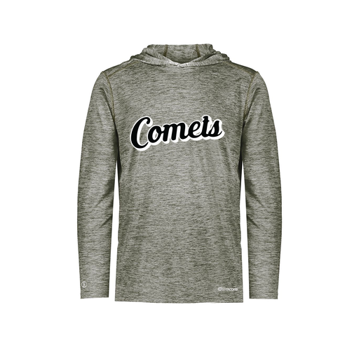 [FOLHCGGY-YS-LOGO1] Decker Youth Charge Hoodie (Youth S, Gray, Logo 1)