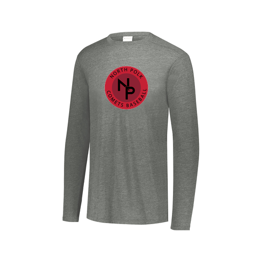 [3075.013.XS-LOGO2] Men's LS Ultra-blend T-Shirt (Adult XS, Gray, Logo 2)