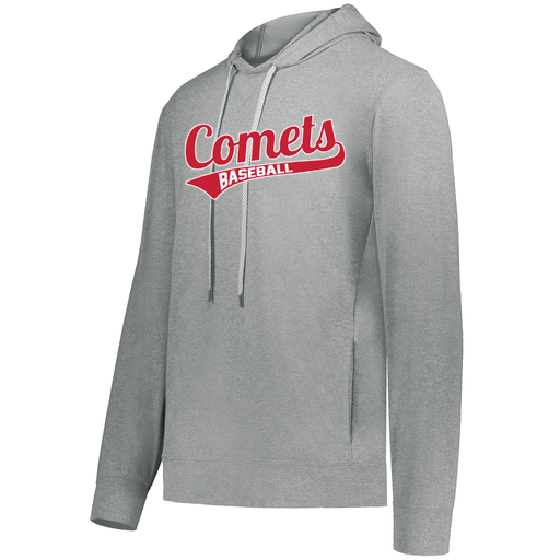 [222698.013.S-LOGO3] YOUTH VENTURA THIN KNIT HOODIE (Youth S, Silver, Logo 3)