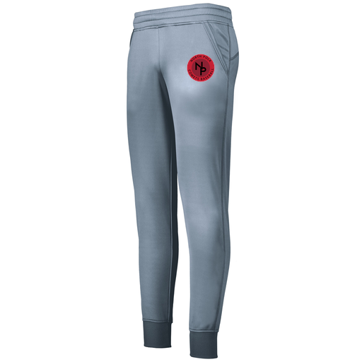 [5568.059.XS-LOGO2] Ladies Performance Jogger (Female Adult XS, Gray, Logo 2)