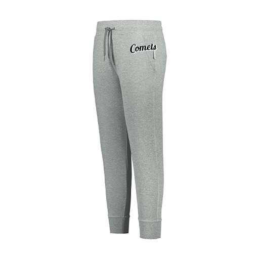 [222799.013.XS-LOGO1] LADIES VENTURA SOFT KNIT JOGGER (Female Adult XS, Silver, Logo 1)